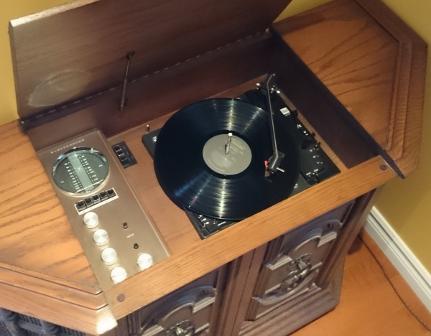 My old Electrohome Madeira (with Dual 1210) playing an original 1956 pressing